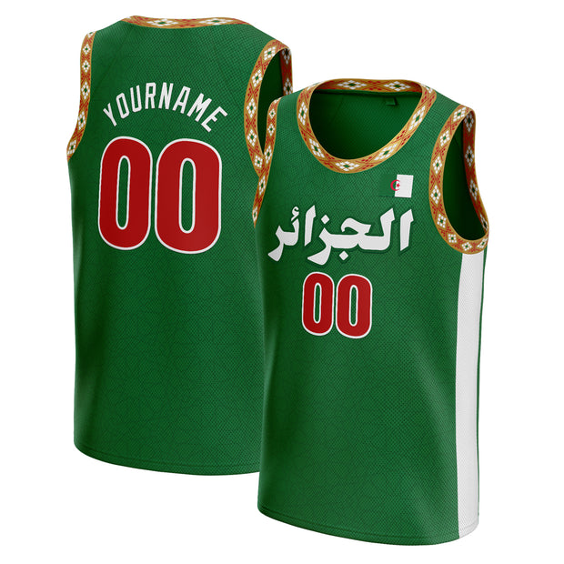 Custom Algeria Basketball Jersey