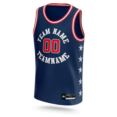 Patriotic Custom Basketball Jersey