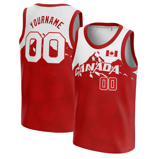 Canada Custom Basketball Jersey