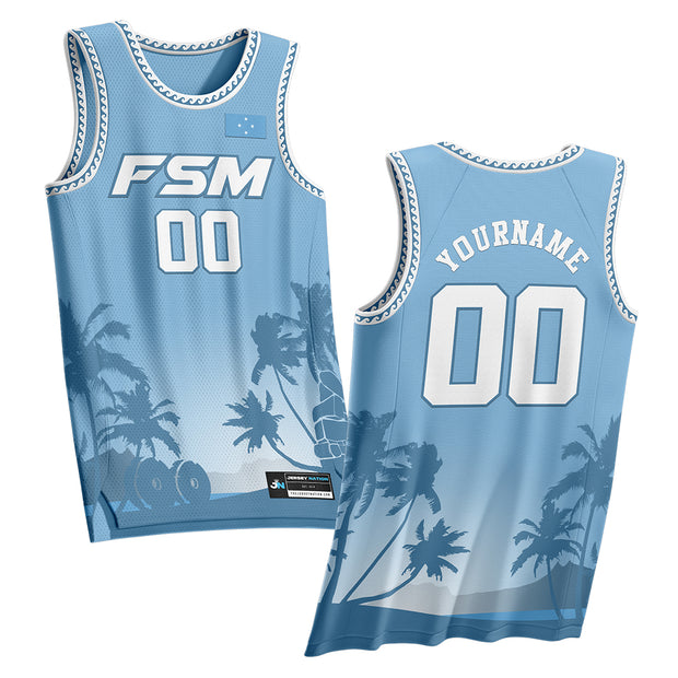 Micronesia FSM Custom Basketball Jersey