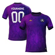 Purple-Black Custom Soccer Jersey