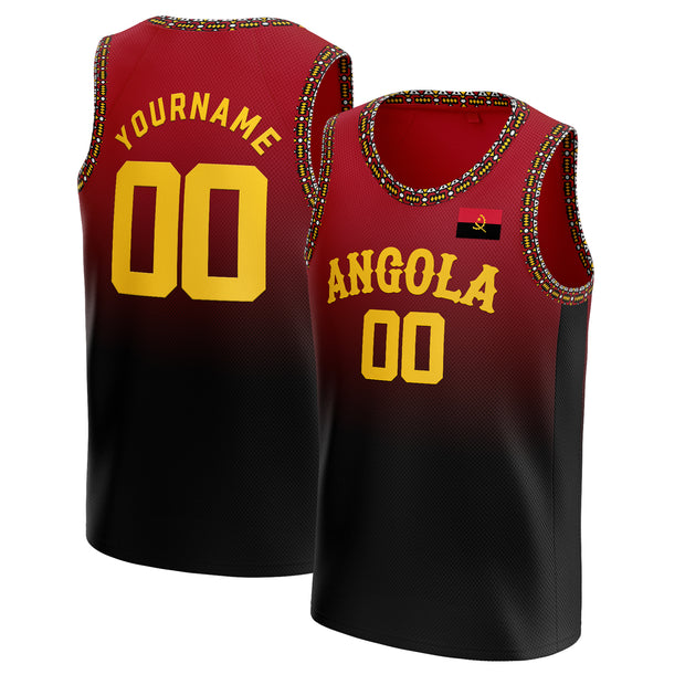 Custom Angola Basketball Jersey