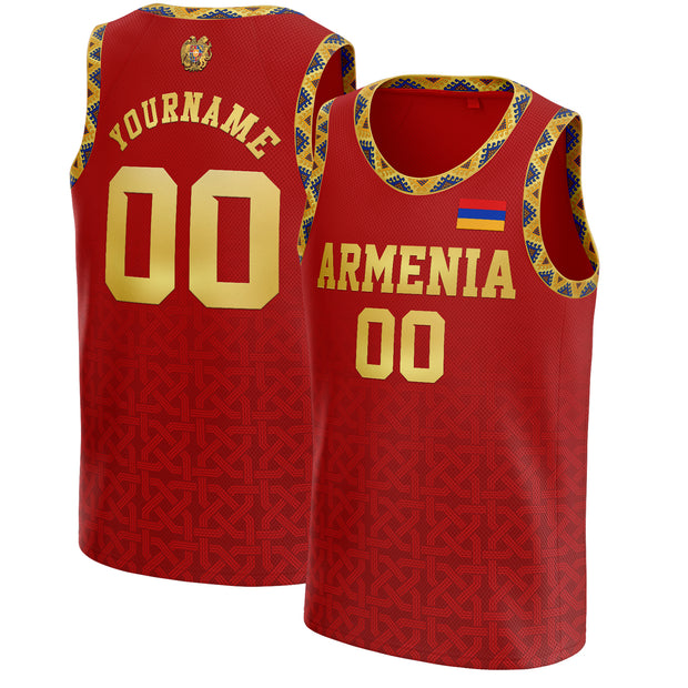Custom Armenia Basketball Jersey