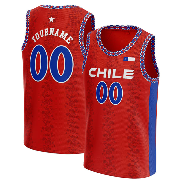 Custom Chile Basketball Jersey