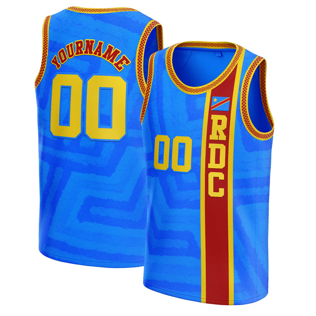 Custom Democratic Republic of Congo Basketball Jersey