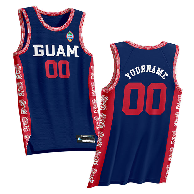 Custom Guam Basketball Jersey