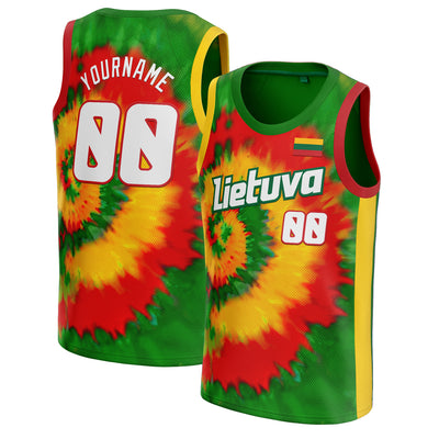 Lithuania Custom Basketball Jersey