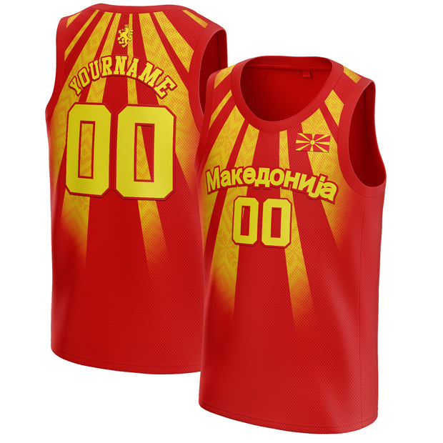 Custom Macedonia Basketball Jersey
