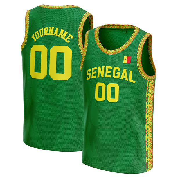 Custom Senegal Basketball Jersey