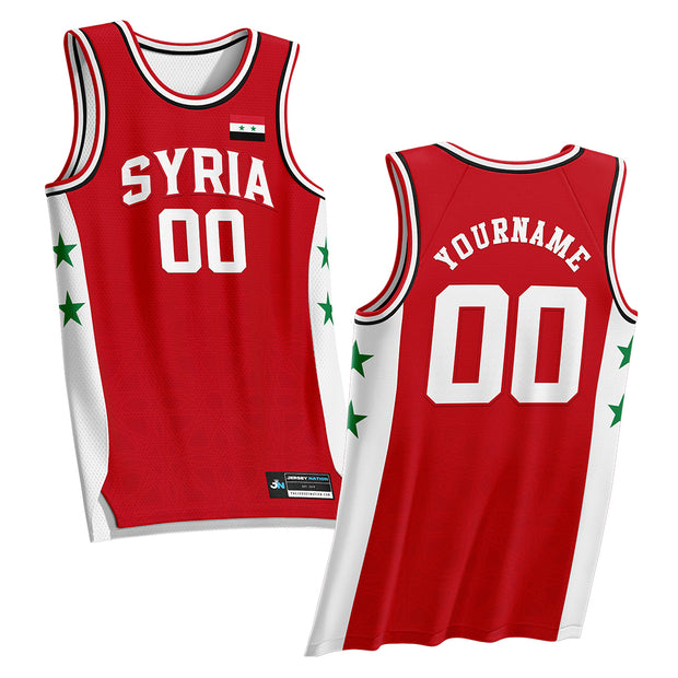 Syria Custom Basketball Jersey/