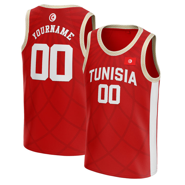Custom Tunisia Basketball Jersey
